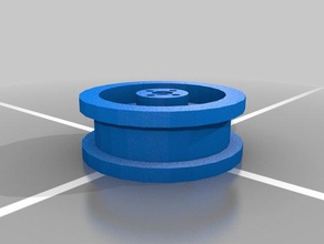 tetrix idler wheel robotics pulley 3d print model - Mito3D