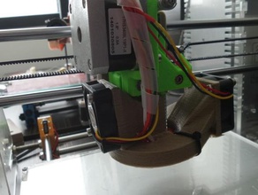 e3dv6 dual 40-mm-fan-duct Drucker Zubehör 3d print model - Mito3D