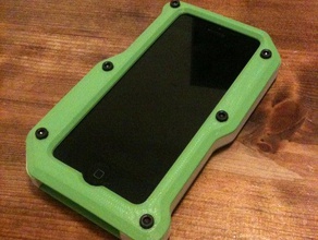 iphone 5 steampunk durumda mobil 3d print model - Mito3D