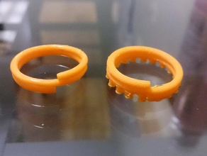 key ring rings key-ring 3d print model - Mito3D