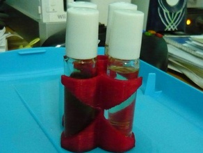 pequeñas botellas de perfume titular contenedores 3d print model - Mito3D