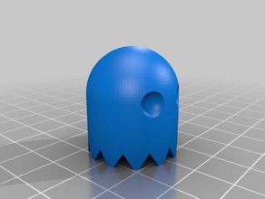 customizable pacman ghost toys games customizer parametric 3d print model - Mito3D