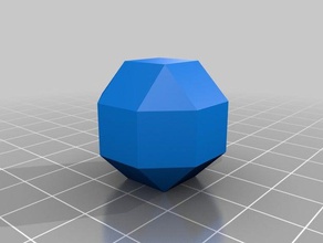 polyhedra 20 math art customized 3d print model - Mito3D