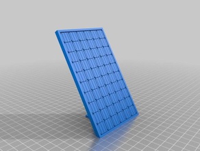 gerçekçi güneş paneli modeli sahne 3d print model - Mito3D