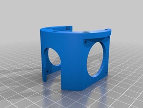 rostock squirrel fan 3d printer parts 3d print model - Mito3D