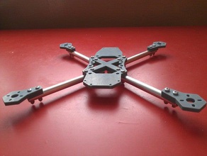 quad f280 simples rc veículos quad220 quad250 quad280 quadcopter 3d print model - Mito3D