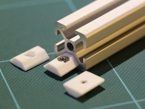 t-porca m3 2020 aluprofile 3d a impressora partes extrusão 3d print model - Mito3D