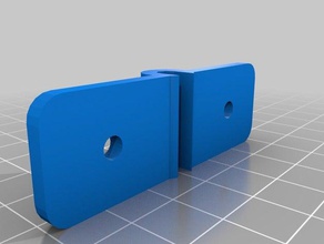 my customized improved parametric saddle clamp parts 3d print model - Mito3D