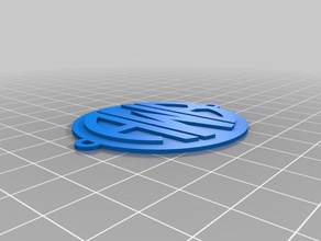 mi monograma personalizado colgante de múltiples bucles watson joyería 3d print model - Mito3D