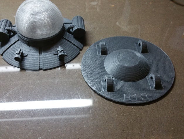 bottom plate neverendingtoasts rick morty spaceship sculptures 3D print model - Mito3D