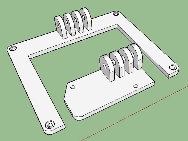 graphique plein de cas p3 en acier 3d l'imprimante accessoires p3steel 3D print model - Mito3D