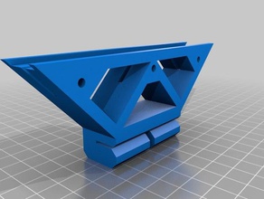 alternativa de cama con estampado sistema apoyo a la mega prusa i3 5 mm aluminio placa 3d impresora partes reprap 3d print model - Mito3D