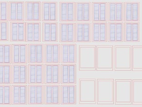 28 mm de corte por láser la casa cerrojo del siglo 20 ventana marco puerta detalle los edificios estructuras 3d print model - Mito3D