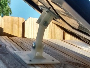 flexible solar panel stand diy