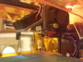 active cooling fan tinyboyminifabrikator 3d printer parts e3d v6 mini fabrikator 3d print model - Mito3D