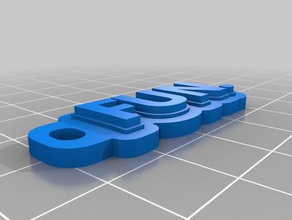 divertente portachiavi organizzazione personalizzato 3d print model - Mito3D