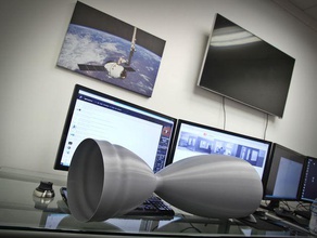 gran cohete de la boquilla física astronomía espacio 3d print model - Mito3D