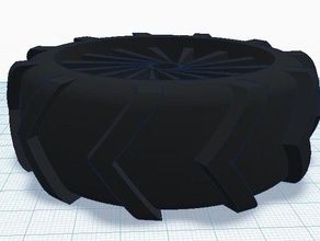 airlessnon-pneumatic tire automotive car honeycomb radio control toy 3d print model - Mito3D