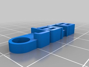 jana organización personalizado 3d print model - Mito3D