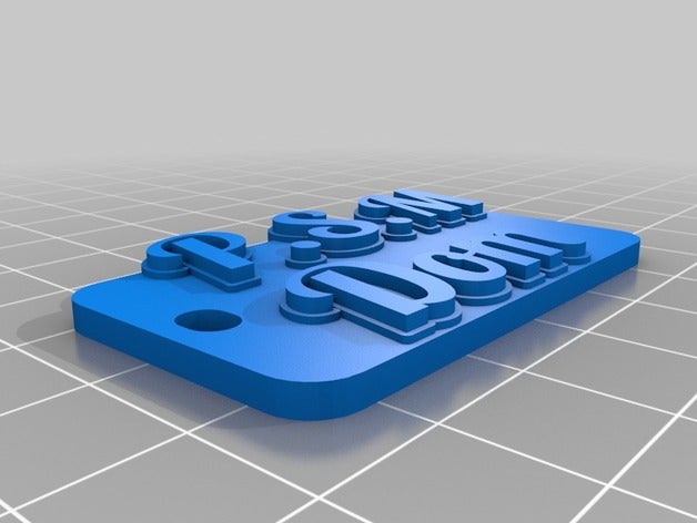 dom organização personalizado 3D print model - Mito3D