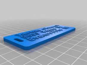 meine tateumcustomizer version des Gepäck-label - Organisation angepasst 3d print model - Mito3D