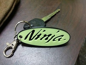kawasaki ninja trousseau de clés hobby 3d print model - Mito3D