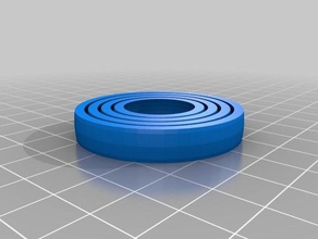 personalizada fácil de gyro 4 más delgados anillos diámetro pequeño mecánica los juguetes personalizado 3d print model - Mito3D