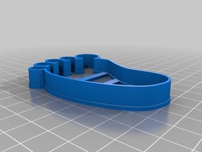 baby foot cookie cutter 3d printing 3d print model - Mito3D