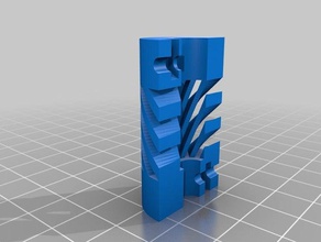 my customized flexible coupling 107 3d printing 3d print model - Mito3D