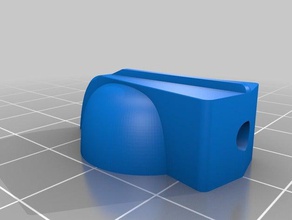 art deco knob parts 3d print model - Mito3D