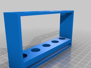 simple aquarium test tube holder tool holders boxes 3d print model - Mito3D