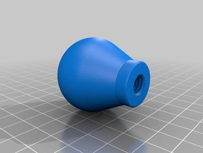38-16 threaded knob tools 3d print model - Mito3D