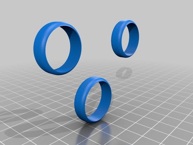 fellowship ring rings 3D print model - Mito3D