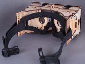 ainda outra google madeira compensada móveis de telefone corte a laser realidade virtual 3d print model - Mito3D