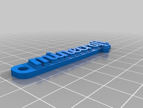 minecraft organizasyon özelleştirilmiş 3d print model - Mito3D