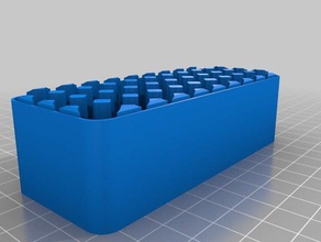 aaa Pil Kutusu alt kaplar özelleştirilmiş 3d print model - Mito3D