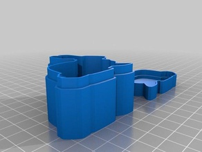 tavşan kutusunu özelleştirilmiş kaplar 3d print model - Mito3D