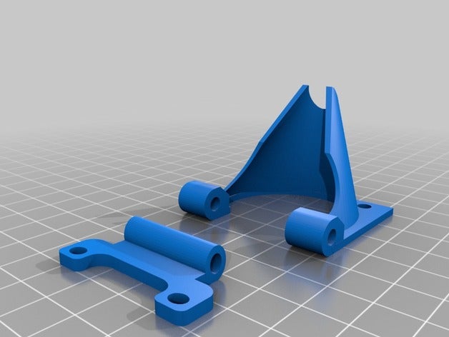 another reprap cooling fan support 3d printing 3D print model - Mito3D