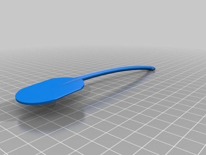 curve shaft canoe paddle models 3d print model - Mito3D