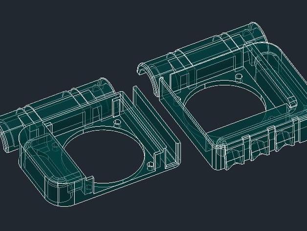 ormerod, 2 estrusore fan box 3d la stampa ventola 3D print model - Mito3D