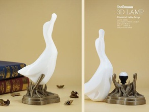 canard de la lampe décor décoration cadeau maison l'éclairage tbulb toolmoon 3d print model - Mito3D