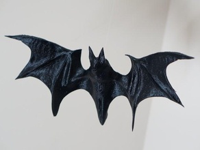 vampire bat animali la decorazione di volo halloween appendere notturna push pin ala 3d print model - Mito3D
