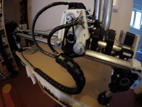 axe de câble la chaîne plupart imprimées cnc machine outils 3d print model - Mito3D