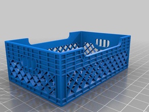 crate business cards containers card holder 3d print model - Mito3D
