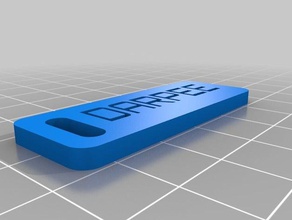 mon personnalisés customizer version étiquettes à bagages organisation 3d print model - Mito3D