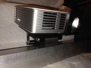 angle mount acer k132 led projector diy 3d scanner bracket david mounting 3d print model - Mito3D