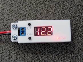 boîtier drok dc-dc usb convertisseur de tension 12v 5v2a l'électronique chargeur régulateur 3d print model - Mito3D