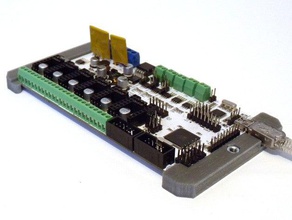 rumba board holder 3d printer accessories reprap case 3d print model - Mito3D
