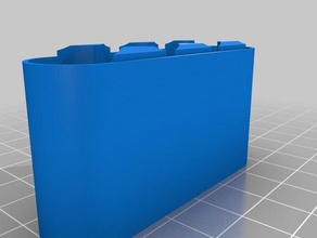 4aa 1 row using 15mm looser fit containers customized 3d print model - Mito3D