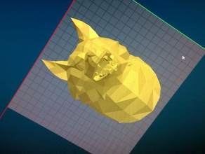 wolf Kopf clockworkautomation verbesserte version Tiere Verbesserung Skulptur 3d print model - Mito3D